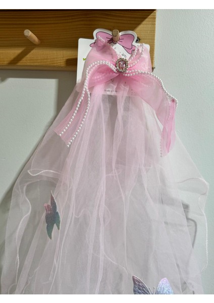 Kız Çocuk Uzun Tütü Kurdaleli Toka Klips Pembe fiyatları