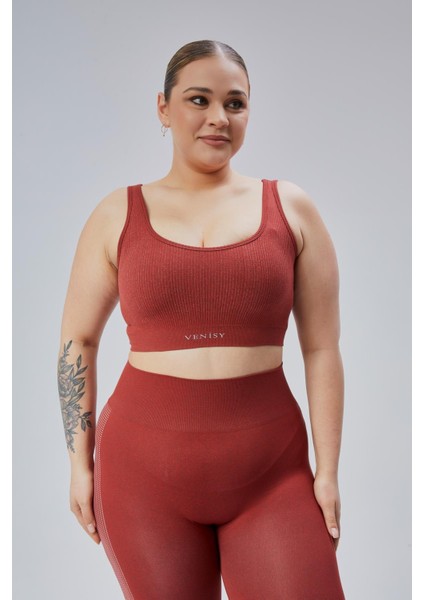 Kalın Askılı Sports Bra – Kiremit fırsatları