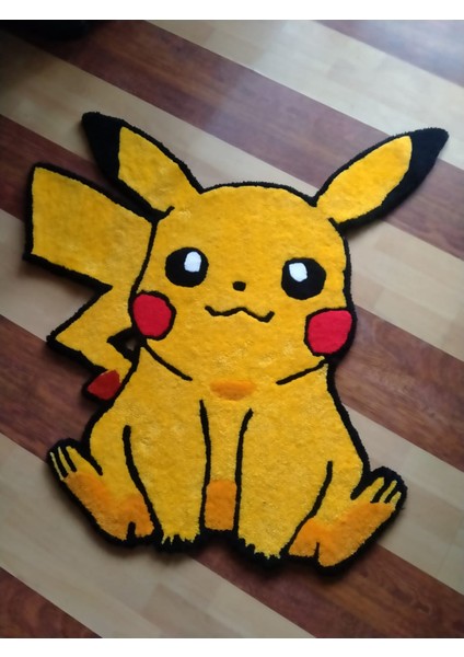 Pikachu El Yapımı Tufting Halı