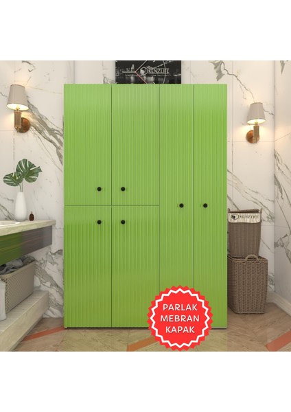 Kenzlife Membran Çamaşır Kurutma Makinesi Dolabı Yaromira Yşlbyz Hafifçe 180*120*64 Mebran Kapak Suntalam Gövde