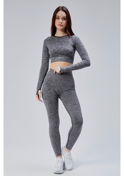 Uzun Kollu Crop – Gri