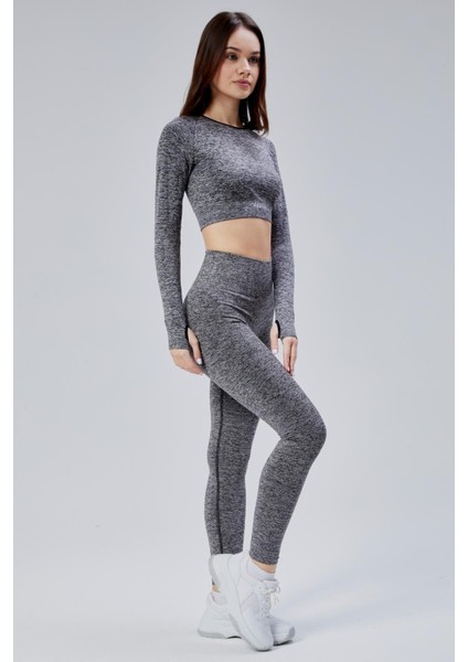 Uzun Kollu Crop – Gri