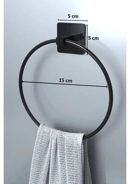 Yapışkanlı Yuvarlak Havluluk Banyo Mutfak Havlu Askılık fırsatları