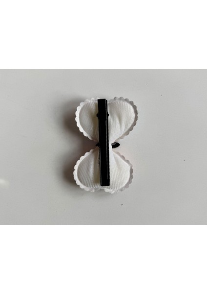 Kız Çocuk Kristal Taşlı Fiyonklu Klips Toka Lila