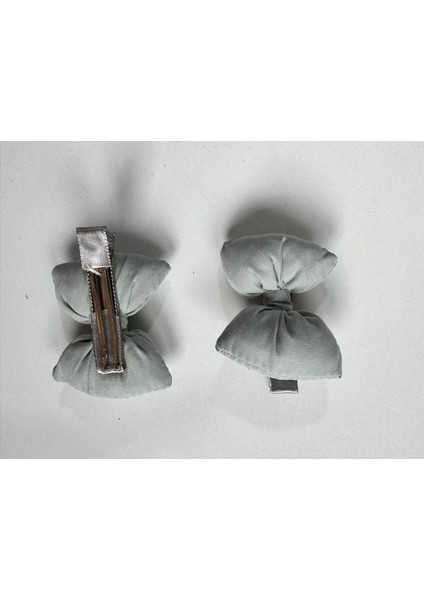 Kız Çocuk Fiyonklu 2'li Klips Toka Gri fiyatları