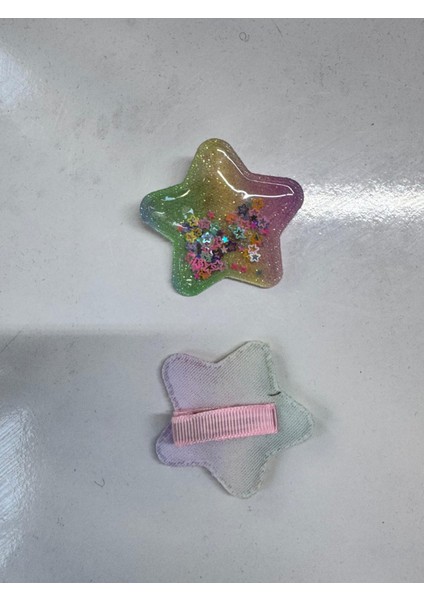 Kız Çocuk 2' Li Klips Yıldız Toka Renkli fiyatları
