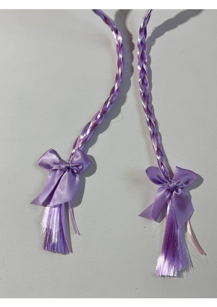 Kız Çocuk Tütü 2 Örğülü Taç Mor modelleri