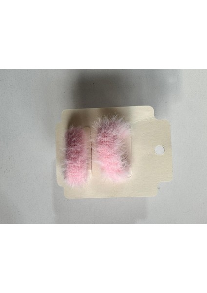 Kız Çocuk Peluşlu 2'li Latik Toka Pembe fiyatları