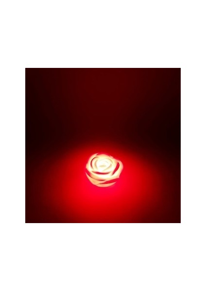 LED Işıklı Gül Mum