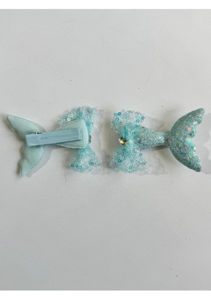 Kız Çocuk Deniz Kızı 2' Li Klips Toka Yeşil fiyatları