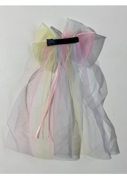 Kız Çocuk Kısa Tütü Kurdaleli Toka Klips Renkli