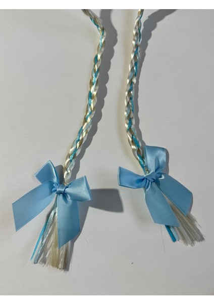 Kız Çocuk Tütü 2 Örğülü Taç Mavi modelleri