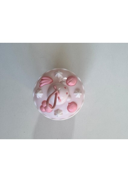 Kız Çocuk Cap Kek Kutulu Saç Lastiği Beyaz