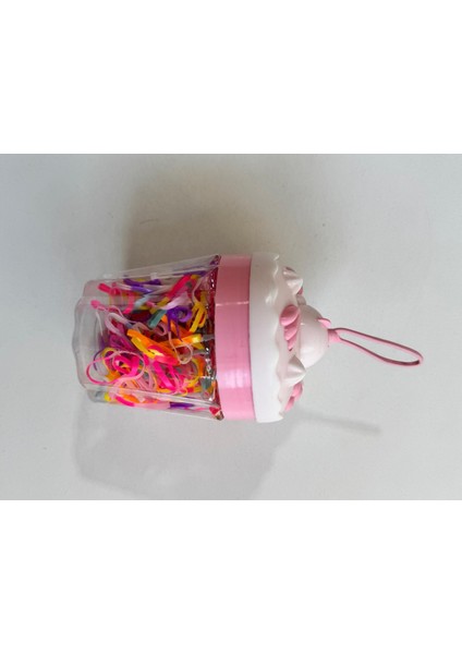 Kız Çocuk Cap Kek Kutulu Saç Lastiği Beyaz fiyatları