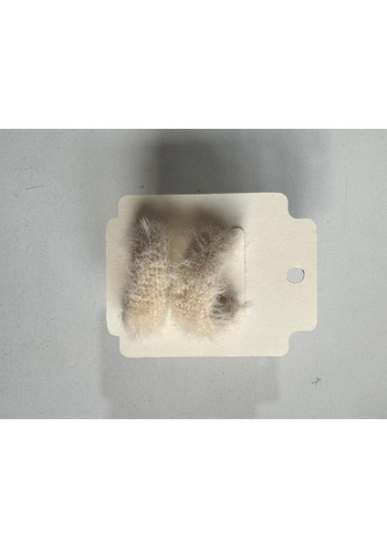 Kız Çocuk Peluşlu 2'li Latik Toka Krem fiyatları