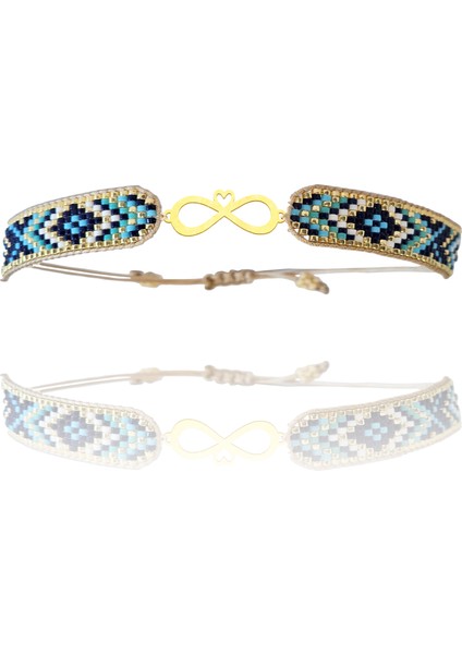 Altın Bileklik Model 4 Sonsuzluk G4B1263 0.5 gr