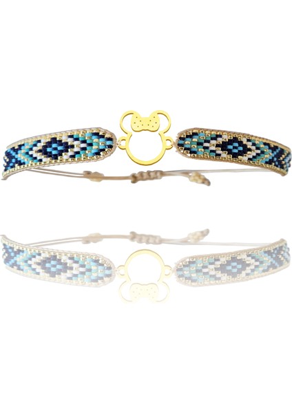 Altın Bileklik Model 4 Mickey Mouse G4B74 0.5 gr