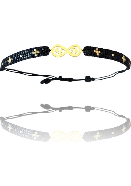 Altın Bileklik Model 9 Sonsuzluk G9B1300 0.5 gr
