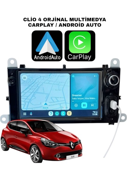 Clio 4 Media Nav Evo 2 (Carplay-Android Auto) Multimedya