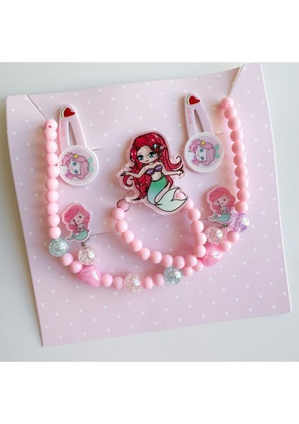 Çocuk Kolye-Bileklik-Küpe-Toka Seti fiyatları