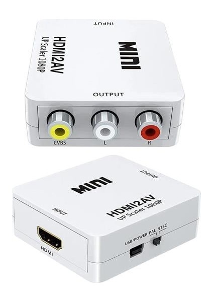 G-573O HDMI To Rca Mini Model 1920X1080 Çevirici Konvertör