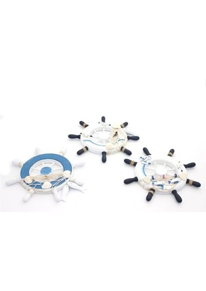 Ahşap Marin Duvara Asmalı Dümen