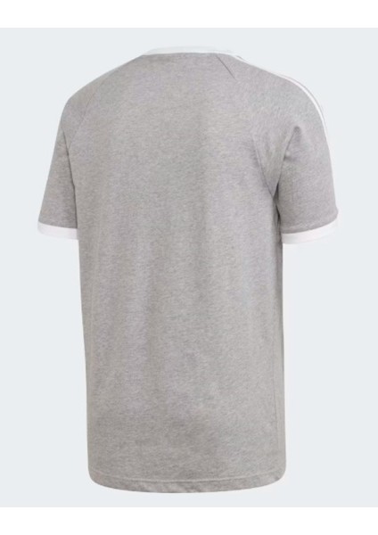 FM3769 Gri Beyaz Çizgili Tshirt