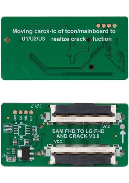 LCD Panel Flexi Repair Kart Hd Fpc To Lvds Sam Fhd In To Lg Fhd Out QK0812B