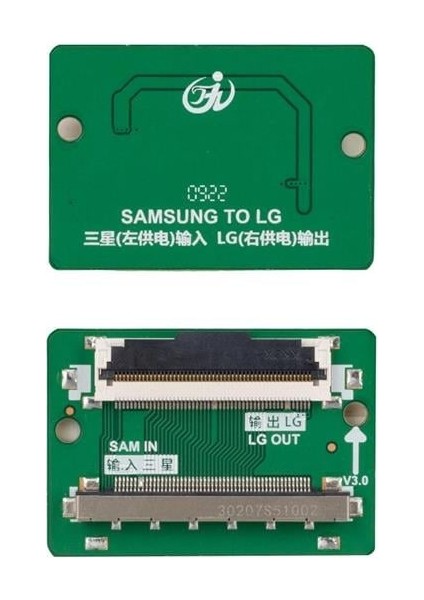 Lcd Panel Flexi Repair Kart Sam In Lg Out Fhd Lvds To Fpc Qk0803c