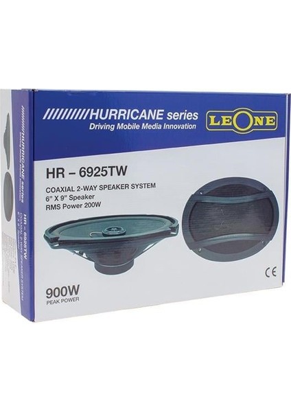 HR-6925TW Kapaklı 6x9 Oval Hoparlör Çiftli Takım