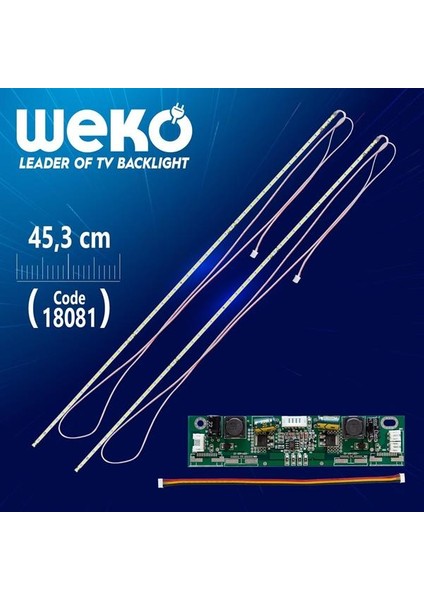 40'' Inç 48 Ledli 45 cm Universal Tv E-Led Takımı