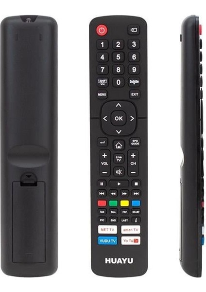 URC1530 Hisense Netflix-Youtube-Amazon Tuşlu Universal Lcd-Led Tv Kumandası