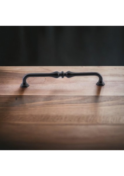 Yayık Kulp 10 Adet (160 mm 16 Cm)Mobilya Mutfak Dolab Çekmece Dolap Kulpları Kapak Kulpu Kulbu Siyah