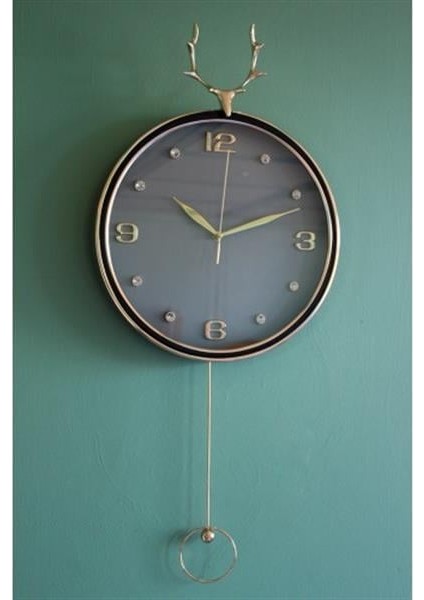 Geyikli Sarkaçlı Duvar Saati