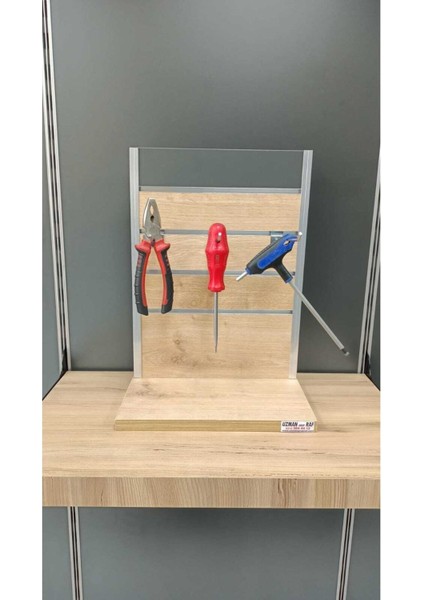 50 Adet - 15 cm - 4 mm Kanallı Pano Kancası - Anahtar Kancası - Kanallı Kanca modelleri