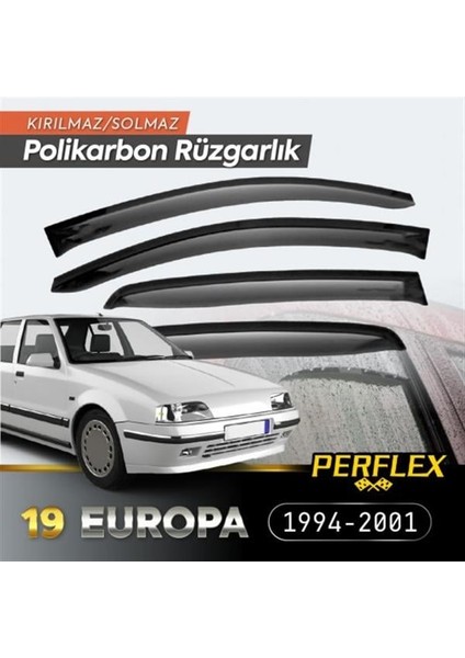 Renault 19 Europa 1994-2001 Cam Rüzgarlığı V2 Düz