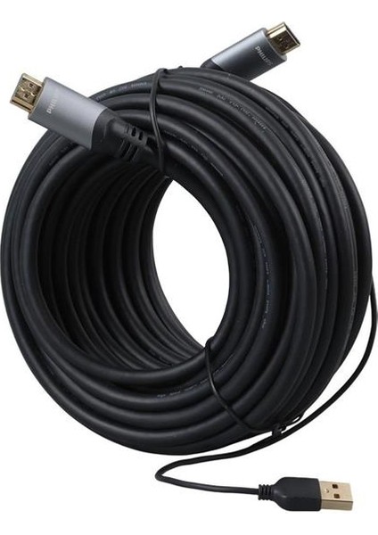 SWL6122B/93 4K 60 Hz 15 Metre USB Güç Kablolu HDMI Görüntü Kablosu