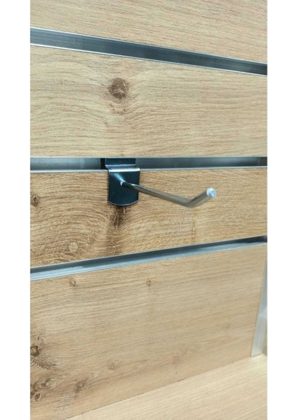 50 Adet - 15 cm - 4 mm Kanallı Pano Kancası - Anahtar Kancası - Kanallı Kanca indirimleri