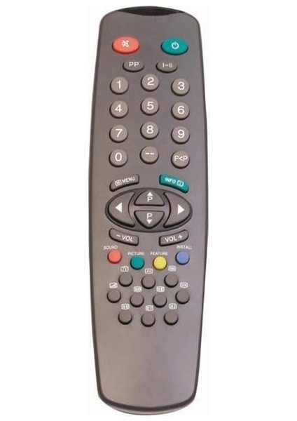 Vestel 1940 Info Tuşlu Siyah Tv Kumandası
