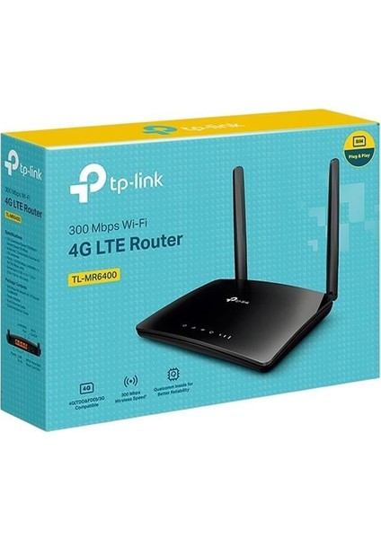 TL-MR6400 300 Mbps 4g Lte Sim Kart Girişli Kablosuz N Router