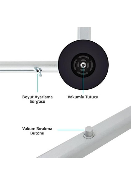 32 - 80'' Alüminyum Vakumlu Tv Panel Ekran Taşıyıcısı fiyatları