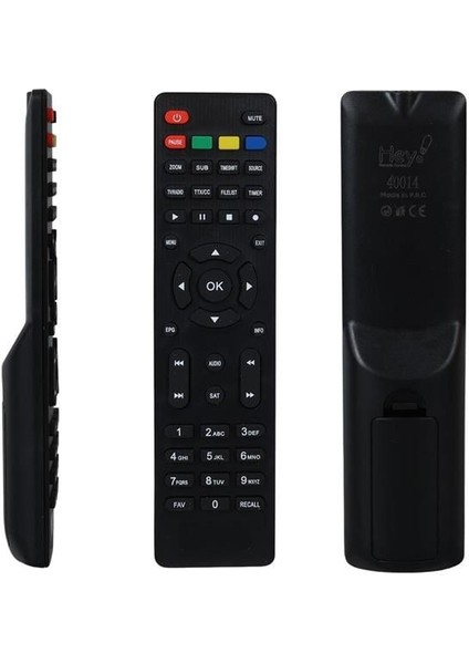 Mersat Star - Yumatu Hd - Citybox Hd - Mersat Marginal Uydu Kumandası (Pause Tuşu Kırmızı)