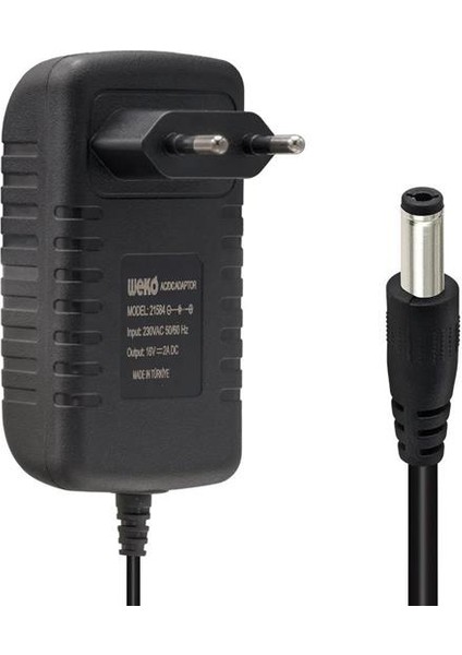 16 Volt - 2 Amper 5.5*2.5 Uçlu Yerli Üretim Power Jacklı Santral Adaptörü