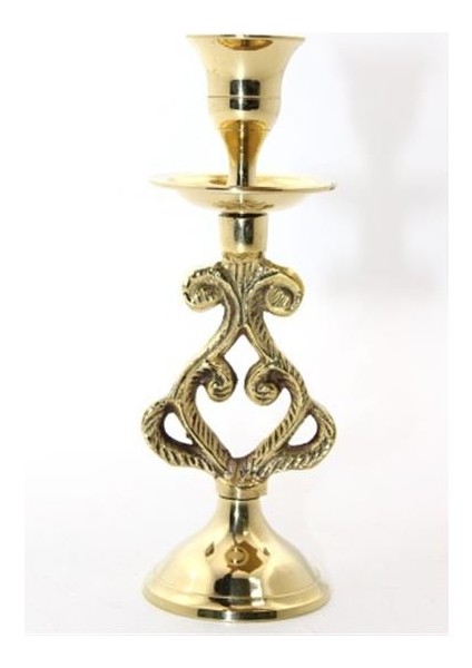 Tekli Pirinç Şamdan Model 5