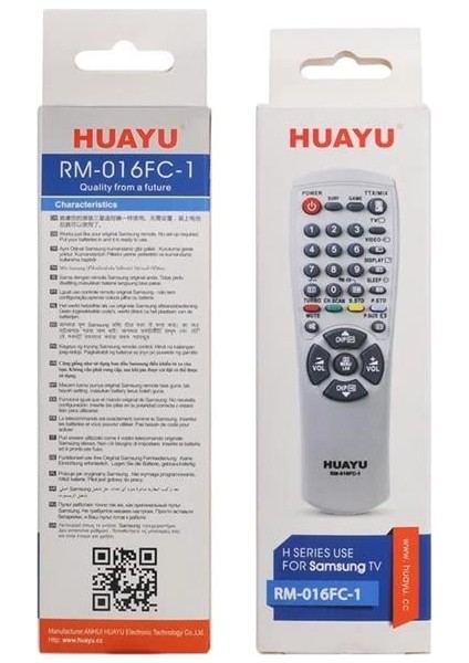 Huayu RM-016FC-1 Samsung 00104H-00104K-00104N-00104M-10095U-10107N LCD LED Tv Kumanda modelleri