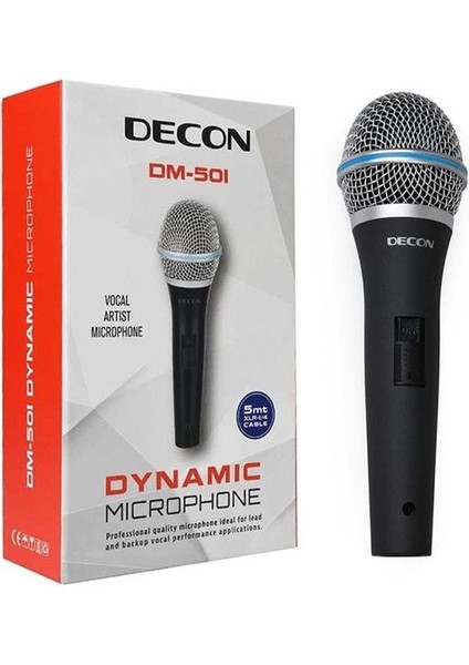 DM-501 600 Ohm Kablolu El Mikrofon