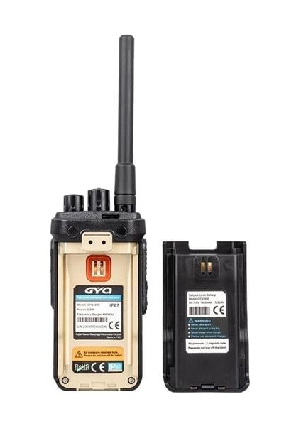 Q990 8 Ana Kanal Toplam 16 Kanal Siyah Pmr El Telsizi Tekli 15KM Menzil Tekli