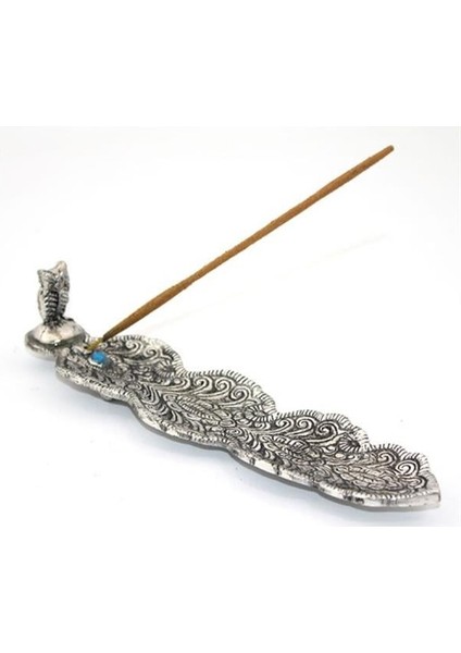 Metal Kayık Baykuş Tasarımı Tütsülük Model 2