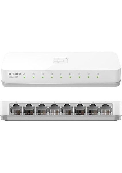 DES-1008C 10/100 Mbps 8 Port Ethernet Switch