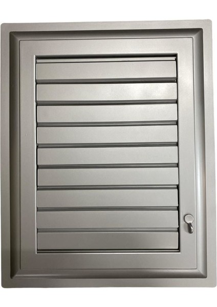 Plastik Menfez 50X50 Gümüş Banyo Wc Havalandırma